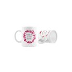 giftkonsept Sonsuza Dek Sen ve Ben Eş Sevgili Çift Karı Koca Tarih Baskılı Romantik Hediyelik Kupa Bardak Set, QBM1787