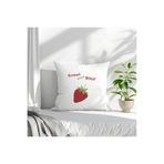 giftkonsept Sweet And Sour Baskılı Hediyelik Elyaf Saten Dekoratif Yastık, QBY1393