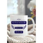 giftkonsept Taç ve Yıldız Desenli Efsaneler Nisanda Doğar Baskılı Eş, Arkadaş Doğum Günü Hediyelik Kupa Bardak, Lacivert-04NİSAN