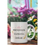 giftkonsept Taçlı Prensesler Haziranda Doğar Baskılı Haziran Ayına Özel Doğum Günü Hediyelik Kupa Bardak, QBM5973