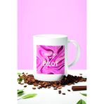 giftkonsept Trust Me I'm A Pilot Baskılı Porselen Kupa Bardak Beyaz-Pembe, QBM1096