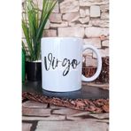 giftkonsept Virgo Baskılı Başak Burcu Astroloji Zodyak Hediyelik Baskılı Çay Kahve Sunum Kupa Bardak, QBM5366