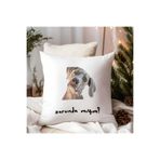 giftkonsept Zorunda Mıyım? Baskılı Komik Eğlenceli Hediyelik Elyaf Dolgulu Saten Dekoratif Yastık 28x28 cm, QBY1222