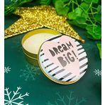 giftmoda Dream Big Tasarımlı Kokulu Teneke Mum (Kırmızı)