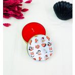giftmoda Girl Gang Tasarımlı Kokulu Teneke Mum (Kırmızı)