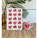 Giftmoda Kadın Gücü Tasarımlı Kupa Ve Sert Kapaklı Defter