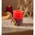 Giftmoda Katmanlı Aromaterapi Mum - Yılbaşı Mumu - Kırmızı - 1 Adet