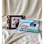 Giftmoda Kişiye Özel Gümüş Canım Annem Çerçeve Ve İnci Kolye Anneye Hediye Seti