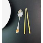 Giftmoda Kutulu Chopstick ve Kaşık Set - Turuncu