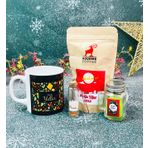 giftmoda Mutlu Yıllar Tasarımlı Kupa Filtre Kahve Dilek Şişesi Ve Kokulu Mum Yılbaşı Seti