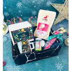 giftmoda Mutlu Yıllar Tasarımlı Kutulu Kupa Filtre Kahve Baston Şeker Ve Kokulu Mum Yılbaşı Seti