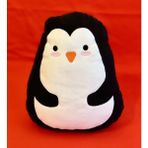 Giftmoda Penguen Tasarımlı Peluş Yastık - 27 x 40 cm - Renkli