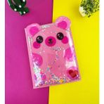 Giftmoda Sevimli Pembe Ayı Tasarımlı A4 Sketchbook – 200 Sayfa Kalın Kağıtlı Defter