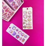 Giftmoda Sevimli Tavşan Kedi Sulu Kabartma Sticker 2'li - --