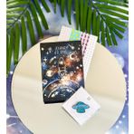 Giftmoda Space Roket Mini Albüm ve Rozet Set