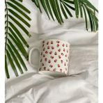 Giftmoda Süpriz Yumurta Tasarımlı Kupa - Beyaz - Kırmızı