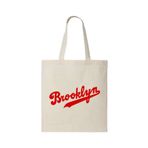 GİFTORA Brooklyn Baskılı Ham Bez Omuz Çantası 2