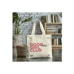 GİFTORA Good Girl Club Baskılı Kanvas Omuz Çantası