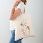 GİFTORA Minimalist Kadın One Line - Ham Bez Çanta