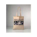 GİFTORA Pablo Picasso Guernica baskılı ham bez omuz çantası 35x40 cm