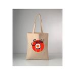 GİFTORA Sushi baskılı ham bez 35x40 omuz çantası