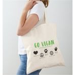 GİFTORA Vegan Tasarımlı Ham Bez Omuz Çantası
