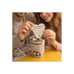 giftpuffy Sevgililere Özel Anı Kumbarası – SEVGİ DOLU PENGUEN DETAYLI Hatıra Biriktirme Kutusu | Romantik Hediyelik Metal Kumbara (11 cm) – Sevgiliye Özel Anlamlı Hediye