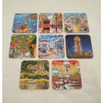 Gifts Turkiye Giftsturkiye Bardak Altlığı Magnet Hediyelik Istanbul Türkiye 9,5x9,5 cm