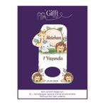 giftshoppi (10 Adet )Açacak Magnet Hediyelik Bebek Hediyelik Safari 1 Yaş Doğum Günü Yenidoğan Magnet