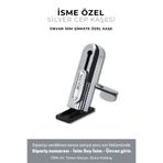 GIFTSOME Kişiye Özel Silver Gümüş Rengi Cep Kaşesi, Doktor, Hemşire ,avukat, Öğretmen Ve Firma Kaşe