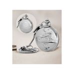 gifttime Kişiye Özel Tcdd Tren Kabartmalı Silver Köstekli Cep Saati