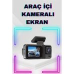 GIGA 2 Inç Araç Içi Kameralı Ekran 1080P Full Hd Kaliteli Hafıza Kart Destekli - Renkli