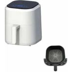 GIGA Hava Fritözü 4l Airfryer Pratik Uzun Ömürlü Yağsız Pişirme Taşınabilir