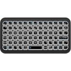 GIGA Rgb Işıklı Kablosuz Mini Klavye 10 mm Ince Gövde - Renkli