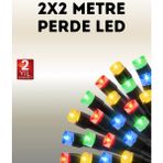 GIGA Taşınabilir Pil Ile Çalışan LED Işık – 2x2 Metre Perde Modeli - Renkli