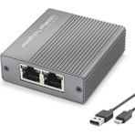 Gigabit Ethernet Switch 4 Port Type C Güç Girişli Gri Hdx1413