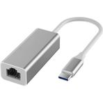Gigabit Type-C To Ethernet RJ45 Çevirici Kablolu Internet Dönüştürücü 1000MBPS Macbook Ile