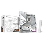 GIGABYTE B850M AORUS ELITE WIFI6E ICE LGA1851 DDR5 7600MHz(OC) PCIe 5.0 Çift M.2 NVMe WiFi 6E 2.5GbE LAN Beyaz mATX Anakart