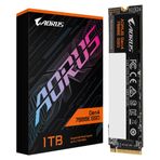 GIGABYTE DISK SSD 1TB M2 AORUS GEN4 7000E AG470E1TB 7100-6100MBPS