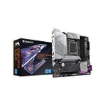 Gigabyte Gıgabyte B760M Aorus Elite Ax Anakart - 14. Nesil Intel Core Işlemcileri, 12*+1+1 Fazlı Dijital Vrm'yi, 7800 Mhz'e Kadar Ddr5 (Oc), 2x Pcıe 4.0 M.2, Wi-Fi 6e, 2.5gbe Lan'ı Destekler