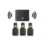 Gigaset 3 Dahili Dect Kablosuz Telefon Santrali Beyaz – 1 Hat 3 Ahizeli Telsiz Telefon Sistemi Ofis Tipi Hazır Set