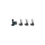 Gigaset Analog & Ip 4 Dahili Dect Telsiz Kablosuz Telefon Santrali AS690IP-A690 (Siyah)