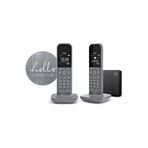 GIGASET CL390 Duo 2 Ahizeli DECT Telsiz Telefon Satellite Grey – Handsfree Ev & Ofis Telefonu