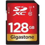 Gigastone 128GB SD Kart UHS-I U1 Sınıf 10 SDXC Hafıza Kartı Yüksek Hızlı Full HD Video Canon Nikon Sony Pentax Kodak Olympus Panasonic Dijital Kamera