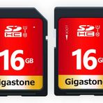 Gigastone 16 GB SDHC Hafıza Kartı 2 Paket UHS-I U1 Sınıf 10 kadar 80 MB/sn Canon Sony Nikon Olympus PC Dijital Kamera