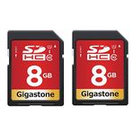 Gigastone 8 GB SDHC Hafıza Kartı 2-Pack kadar 80MB/sn Canon Sony Nikon Olympus PC Dijital Kamera