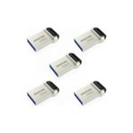 Gigastone Gıgastone 256 GB Nano Flash Sürücü (5'li Paket) Z90 USB 3.2 Gen 1, 120 Mb/s Ultra Hızlı, Mini, Metal Tasarım, Veri Depolama, Pc/mac/tv/araba Için Yedekleme, USB 2.0/3.0/3.1 Uyumlu