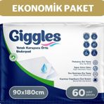 Giggles 90x180 cm 30x2 Adet Yatak Koruyucu Örtü