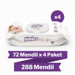 Giggles Baby Wipes Islak Havlu 72'li 4 Paket 288 Mendil