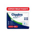 giggles Bebek Bakım Örtüsü 60x60 Alt Açma Bezi 12 paket (120 adet)